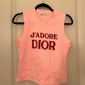 COPY - Vintage Dior J’Adore Tank Top Great Condition Size L